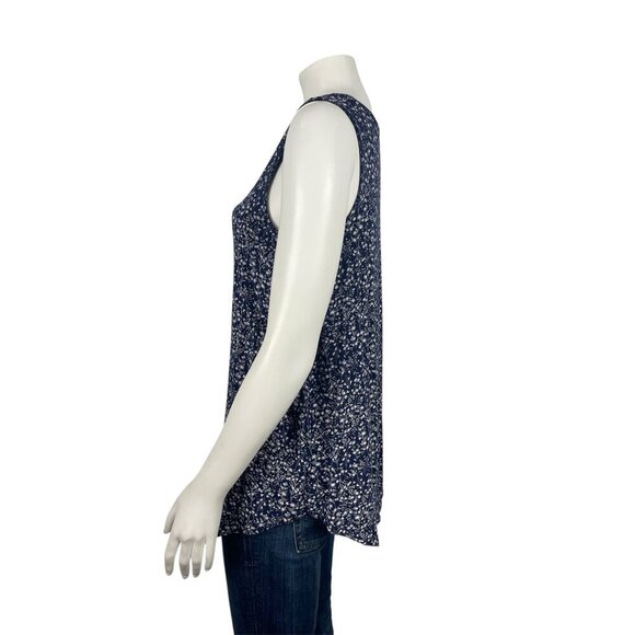 Set of 2 Old Navy Luxe Tank Tops Medium Floral Sleeveless Blouse - Picture 4 of 11